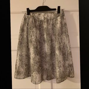 Snake Skin Design Skirt